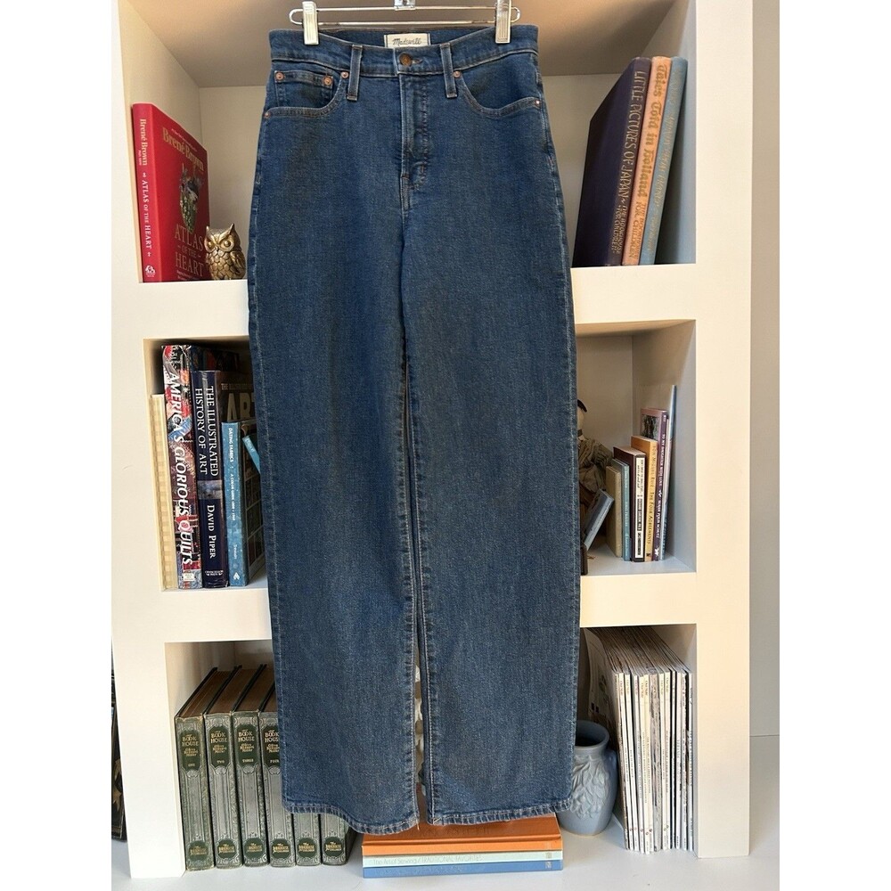 Madewell The Perfect Vintage Wide-Leg Jean in Medium Wash 26 EXCELLENT condition